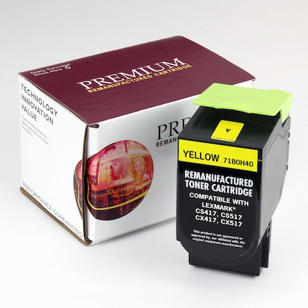 Royal Toner Toner for Lexmark CS/CX517 Reman Yellow Toner 3.5K PR 71B0H40